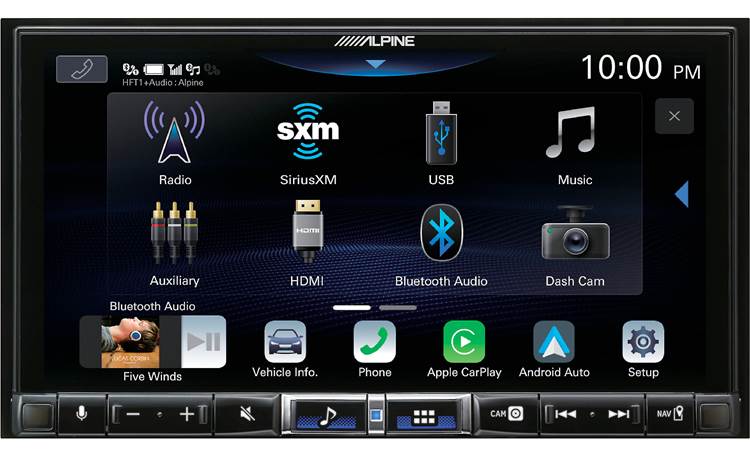 Alpine iLX-507 Digital multimedia receiver (does not play discs) at  Crutchfield