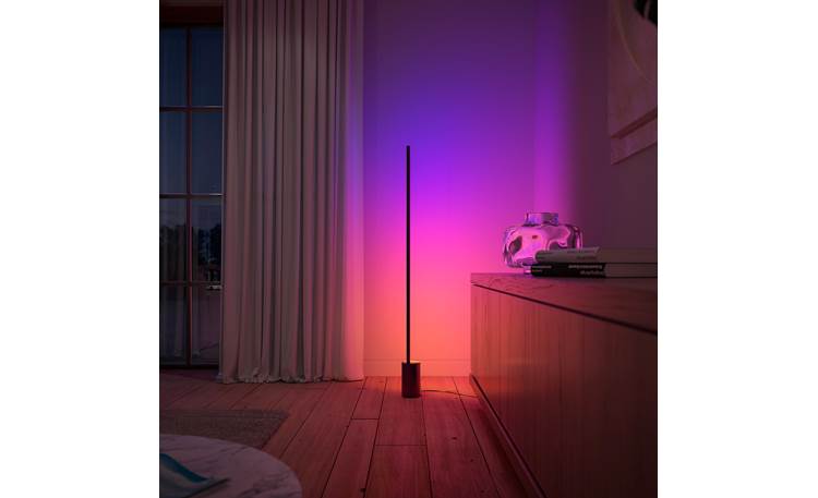 Lodge Belachelijk Vorming Philips Hue Gradient Signe Floor Lamp (Black) Smart accent light with  Bluetooth® at Crutchfield