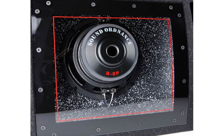 Sound Ordnance™ B-8P-120 Powered Subwoofer With 8" Sub And 100-watt Amp ...