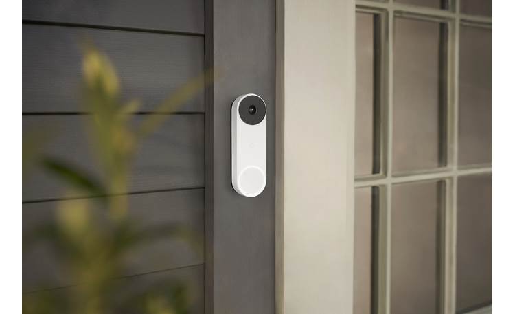 Google Nest Doorbell Kablolu (2. Gen) İnce Tasarım Sıkı Alanlara Uyuyor