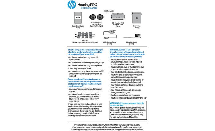 HP Hearing PRO Documentation