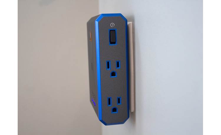 Austere V Series Power The V Series surge protector is pretty slim when plugged in, making it a great fit behind cabinets and TVs