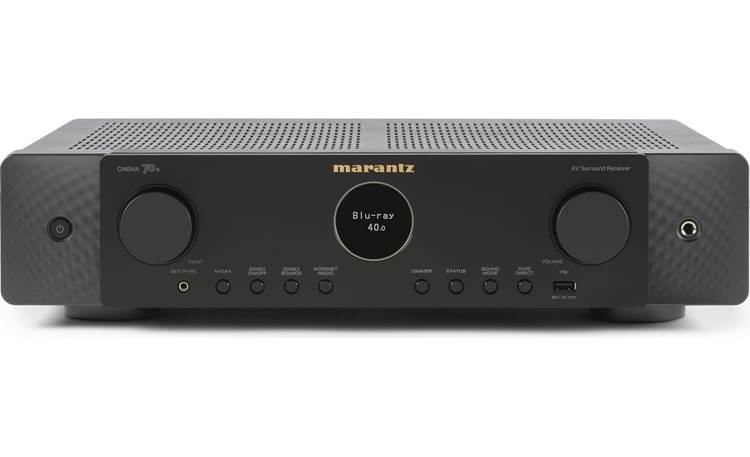 Marantz Cinema 70s 7.2-channel slimline home theater receiver with Dolby  Atmos®, Bluetooth®, Apple® AirPlay® 2, and Amazon Alexa compatibility at  Crutchfield