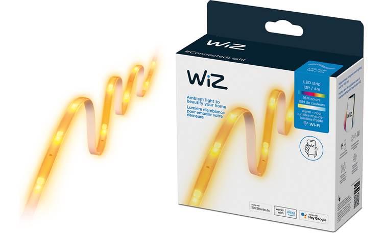 WiZ LED Strip Kit self-adhesive light strip with Wi-Fi Bluetooth® (4 meters/13.1 feet) at Crutchfield