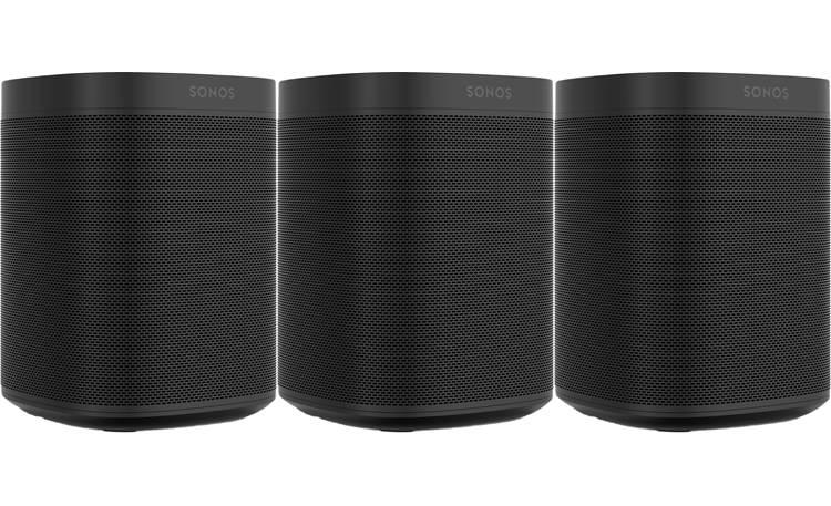 Streng telex appel Sonos One SL 3-pack (Black) Wireless streaming music speakers with Apple®  AirPlay® 2 at Crutchfield