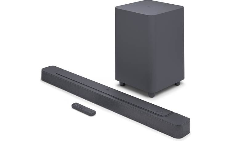JBL Bar 500 Powered AirPlay® and Dolby at 2, bar/subwoofer with Wi-Fi, sound Apple Bluetooth®, Atmos Crutchfield 5.1-channel system
