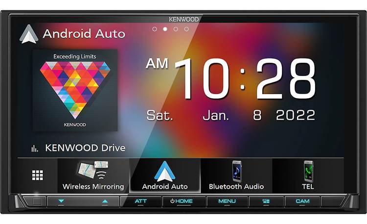 Kenwood DMX9708S Android Auto links your Android phone to enable access your favorite apps
