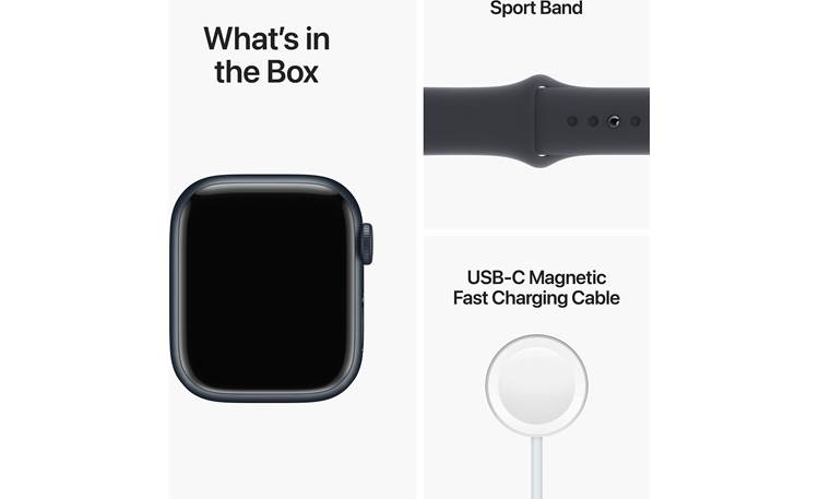 Apple Watch® Series 8 with GPS (41mm) Includes Watch, sport band, and magnetic charger