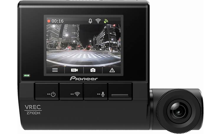 Customer Reviews: Pioneer VREC-Z710DH HD dashcam with GPS, Wi-Fi, and  second HD camera at Crutchfield
