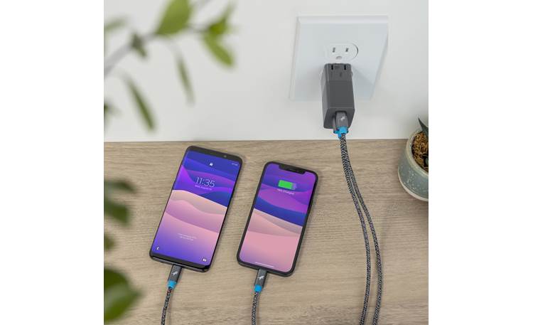 Nimble WALLY Mini Plus Charge a USB-C and a USB-A device simultaneously (phones not included)