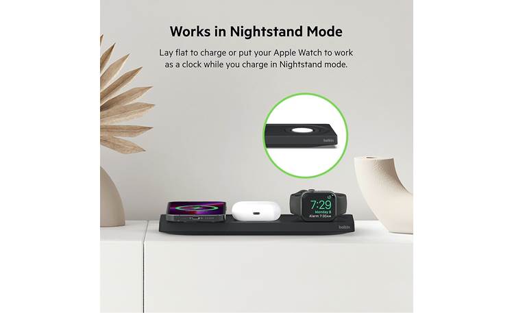 Belkin BOOST↑CHARGE PRO 3-in-1 Nightstand mode (Apple products not included)