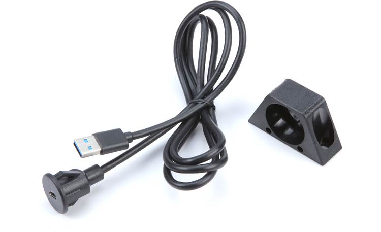 Accele USBRCSUSB Plug your USB-C device into your car stereo's rear USB-A port