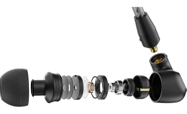 Sennheiser IE 200 Sennheiser uses a single driver with an intricately designed series of filters and air chambers in each earbud