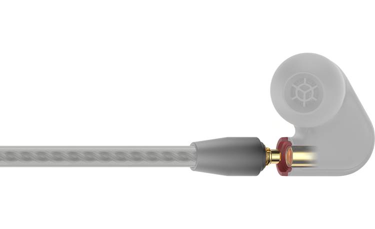 Sennheiser IE 200 Gold-plated MMCX earpiece connectors on each earpiece