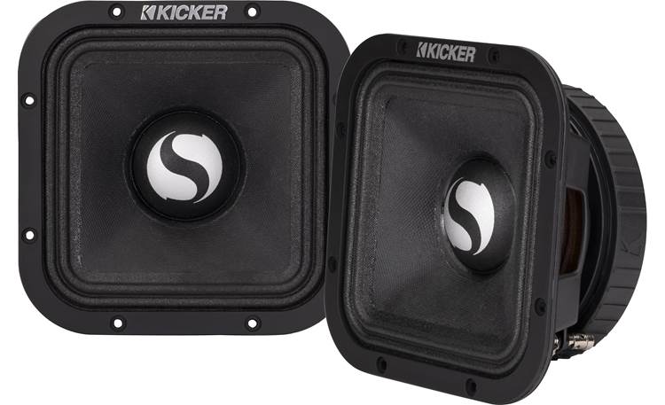 Kicker 49ST7MR8 Create a unique system with Kicker's square midrange speakers