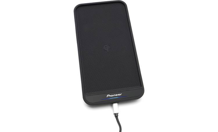 Pioneer SDA-CP300 Plug the included USB cable into a wall or car charger (sold separately) and you're ready to wirelessly charge