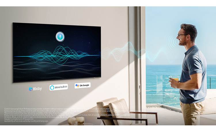Samsung QN65QN800B Control your TV with the sound of your voice