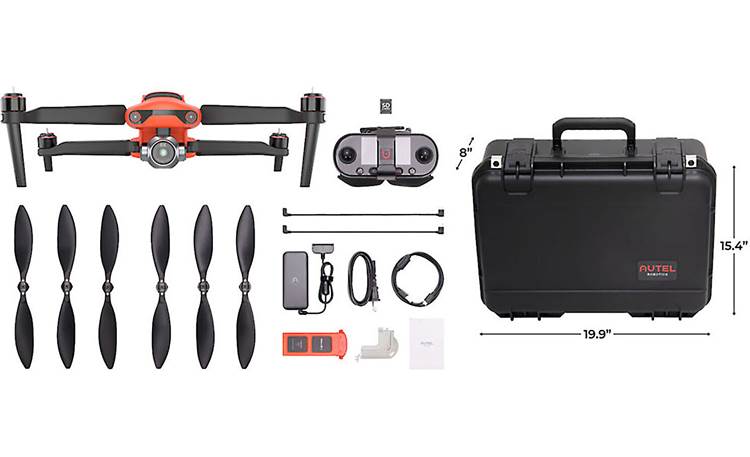 Autel Robotics EVO II Pro V2 Rugged Bundle Includes an extra battery, charger, and hard case
