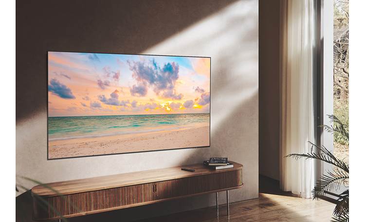 Samsung QN65QN90B Anti-reflection coating helps absorb or re-direct room light to reduce screen glare