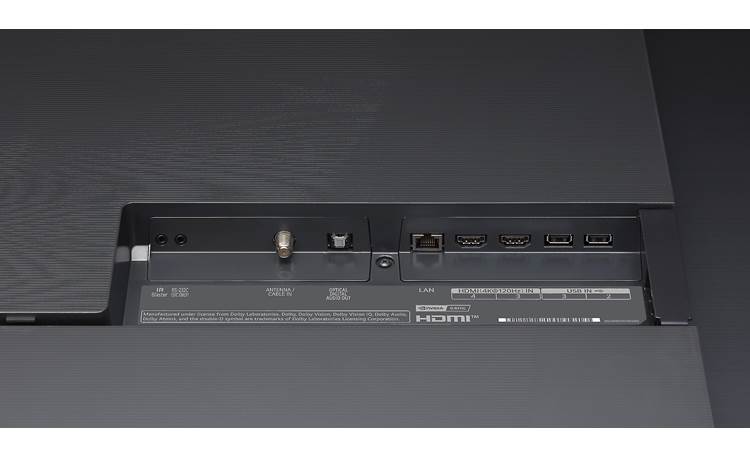 LG OLED83C2PUA Back-panel connections