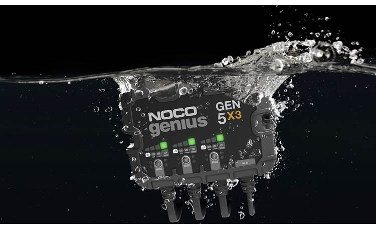 Noco GEN5X3 Its IP68 rating means it's waterproof (refreshing water not included)