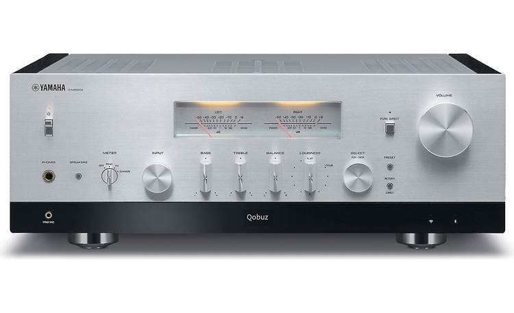 sammenbrud Forfølgelse forbruge Yamaha R-N2000A (Silver) Stereo receiver with Wi-Fi, Bluetooth, Apple  AirPlay® 2, and HDMI at Crutchfield
