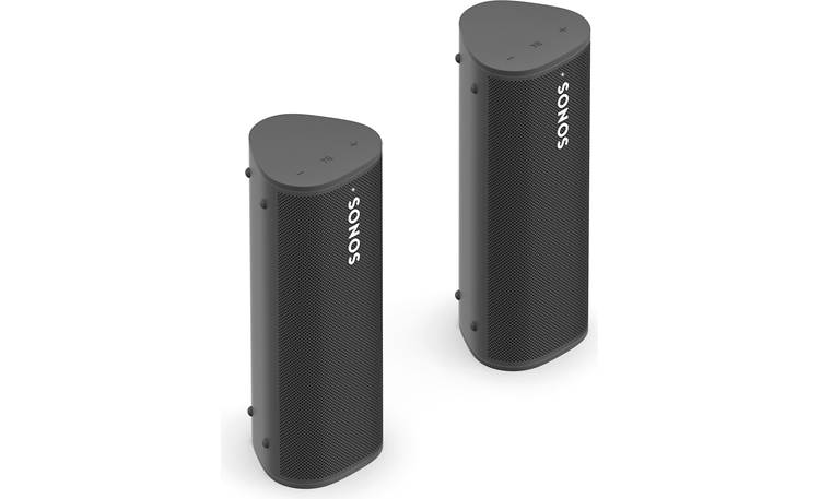 sandaler have tillid Ødelægge Sonos Roam 2-Pack (Black) Two wireless portable speakers with built-in  Amazon Alexa, Google Assistant, Apple AirPlay® 2, and Bluetooth® at  Crutchfield