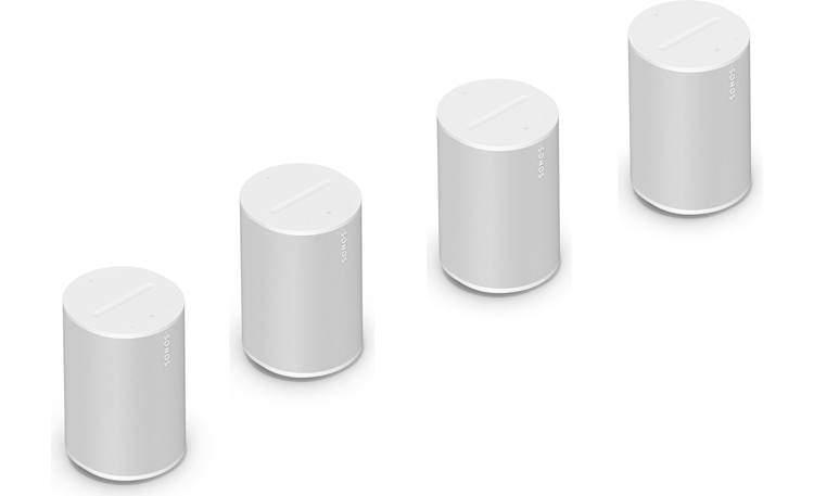 Sonos Era 100 4-pack (Black) Four wireless powered speakers with Wi-Fi®,  Apple AirPlay® 2, and Bluetooth® at Crutchfield