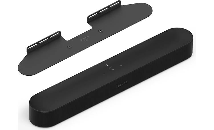 Sonos Beam (Gen 2) + Wall Mount Kit (Black) Powered sound bar/wireless  music system with Dolby Atmos®, Apple AirPlay® 2, and built-in voice  control at Crutchfield