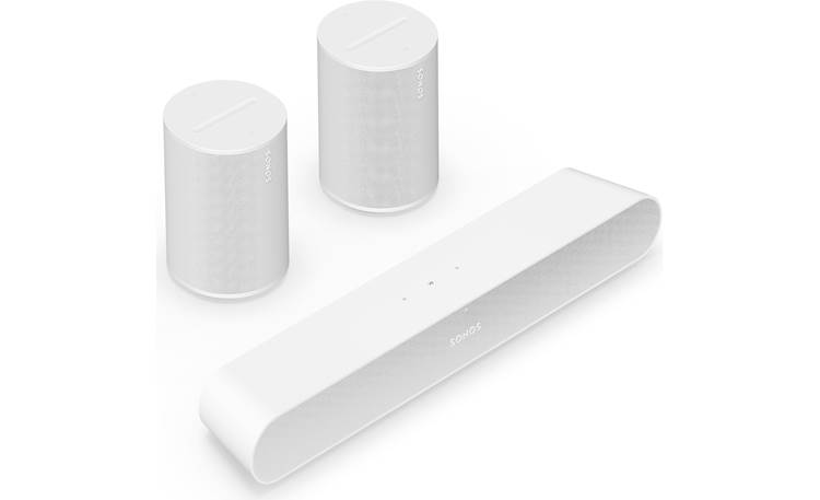 Sonos Ray 4.0 Home Theater Bundle Includes powered sound bar and wireless surround speakers (AC power required)