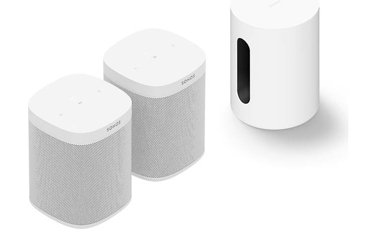 Sonos One SL and Sub Mini Home Theater Bundle Front