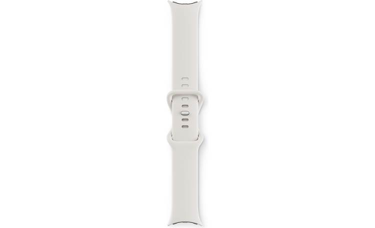 Google Pixel Watch (Polished Silver case and Chalk Active band