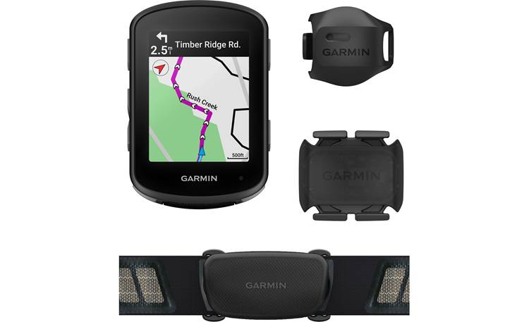 Garmin 540 Sensor Bundle cycling computer with heart rate monitor, speed and cadence sensors at Crutchfield
