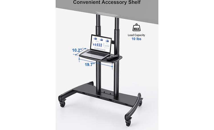 ErgoAV BETCXL1-01B Media shelf specs