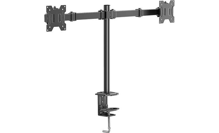 ErgoAV ERDAS2-01B Adjustable-height desk mount for dual monitors 13