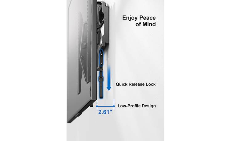 ErgoAV ERMTM2-01B Quick release latch