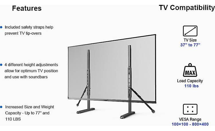 ErgoAV ERTSX1-01B Features and specs