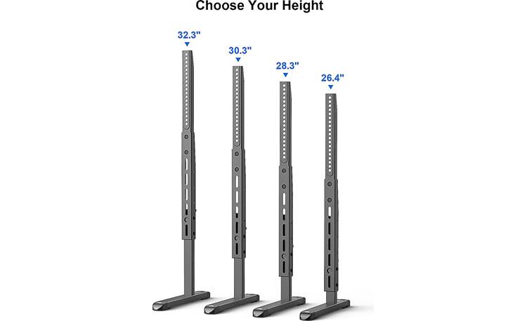 ErgoAV ERTSX1-01B Adjustable height
