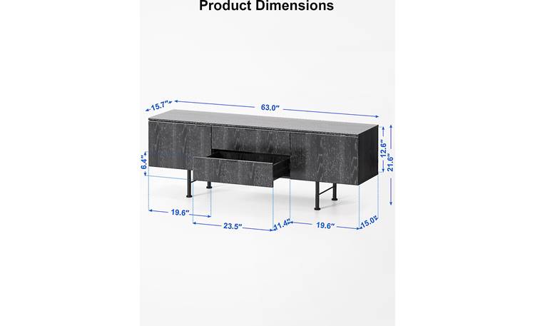 ErgoAV ERFFL5-01BB Dimensions