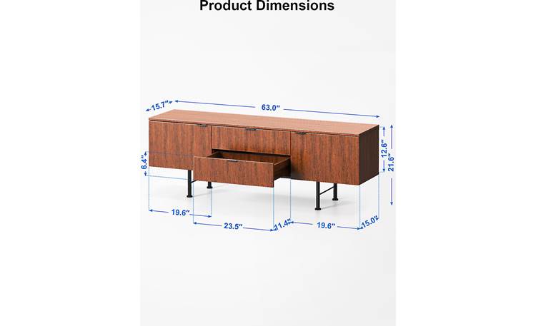 ErgoAV ERFFL5-01CB Dimensions