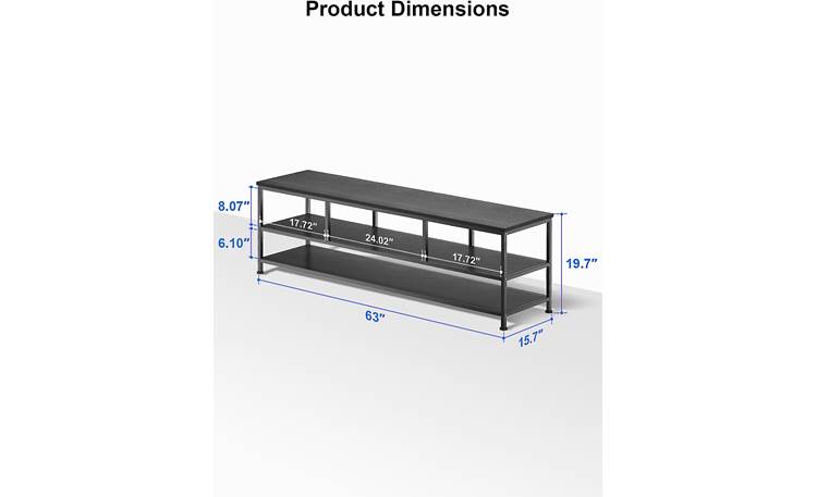 ErgoAV ERTFL5-01BB Dimensions
