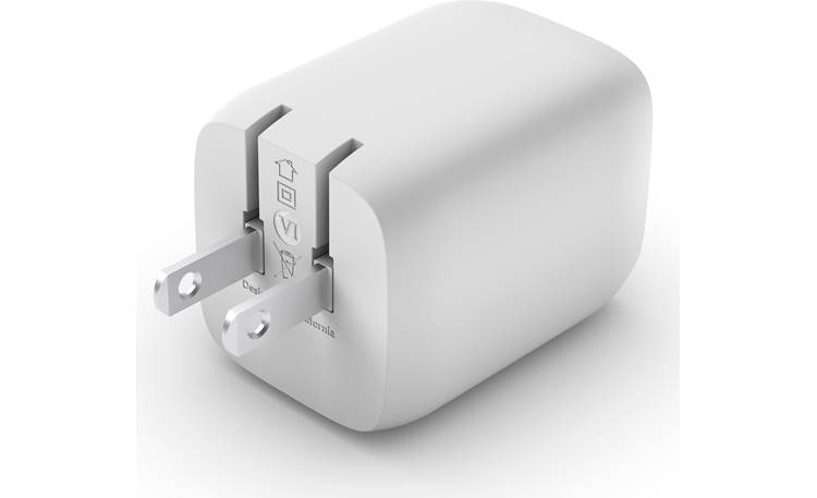 Belkin BOOST↑CHARGE™ PRO Dual USB-C Charger Retractable prongs