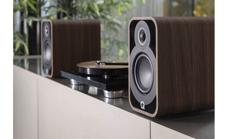 Q Acoustics 5010 Shown with turntable (sold separately)
