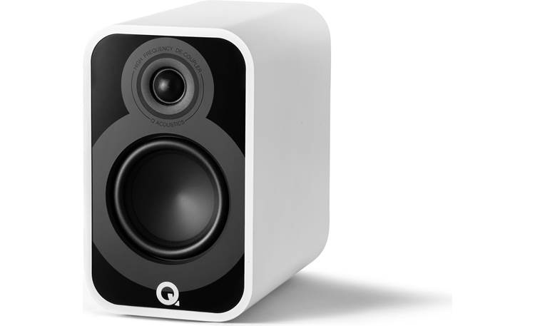 Q Acoustics 5010 Angled left view, with grille removed