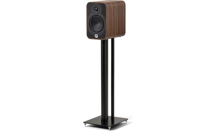 Q Acoustics 5020 Angled left view, shown on 3000FSi stand (sold separately) without grille