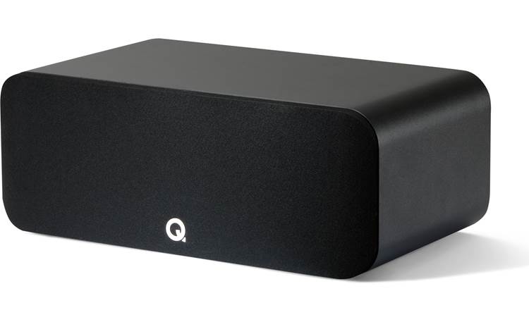 Q Acoustics 5090 Angled left view, with grille