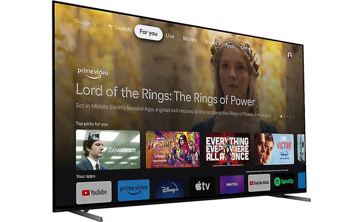 Sony XR55A80L Google TV makes it easy to find your favorite shows and movies