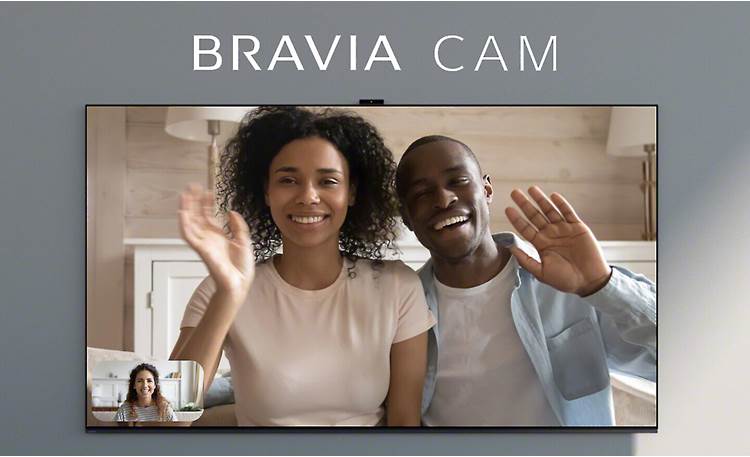 Sony MASTER Series BRAVIA XR55A95L The included BRAVIA CAM makes video chats easy and fun