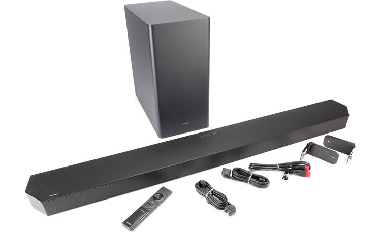 Samsung HW-Q800C Powered 5.1.2-channel sound bar and wireless subwoofer system with Wi-Fi, Apple AirPlay® 2, Dolby Atmos®, DTS:X® at Crutchfield