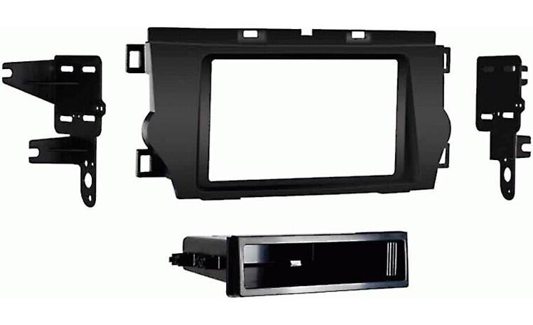 Metra 99-8214 Dash Kit (Gray/Silver) Fits select 2005-11 Toyota Tacoma vehicles - single- or double-DIN radios (Gray/Silver) at